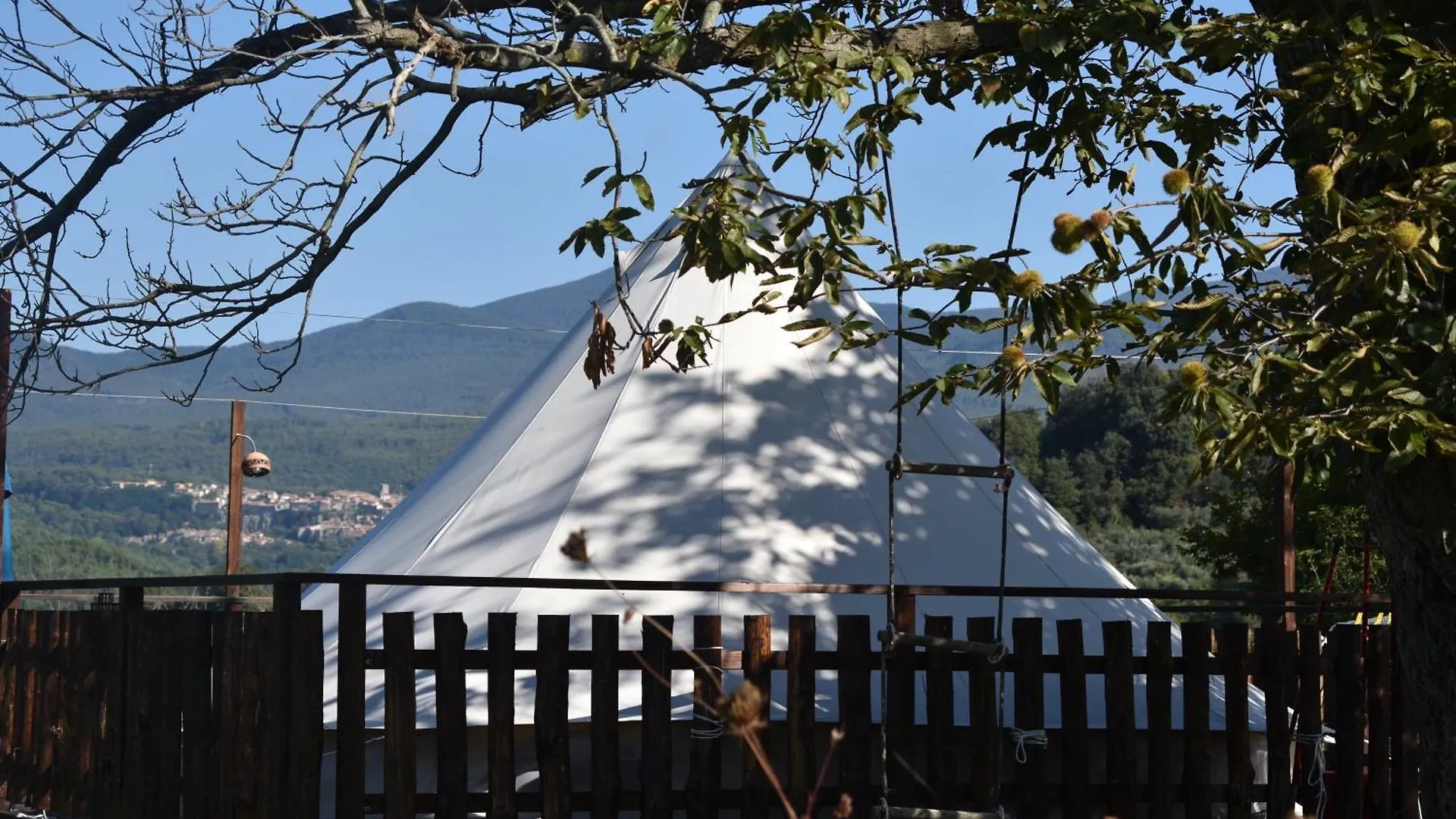 Podere Di Maggio - Canvas Tent Chestnut Santa Fiora Italy